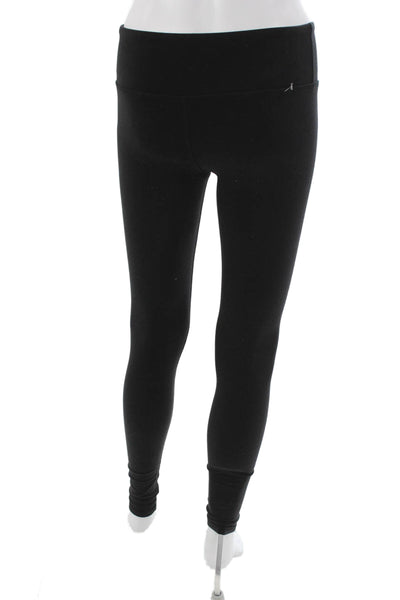 Alo Womens Leggings Ankle Black Nylon Size S