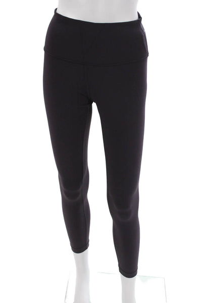 Lululemon Womens Black Ankle Leggings Nylon Size 6