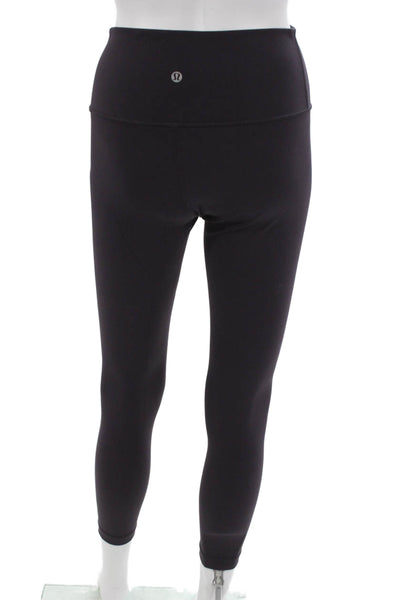 Lululemon Womens Black Ankle Leggings Nylon Size 6