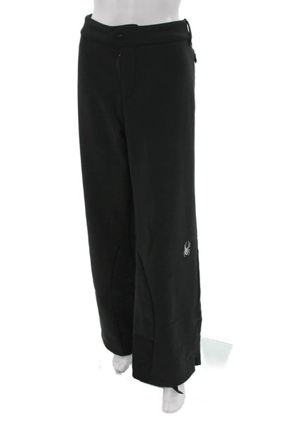 Spyder Womens Black Snow Pants Button Inseam 33 Size 18