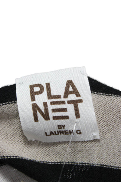 Planet by Lauren G Womens Pullover Beige Size One Size