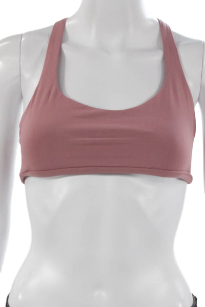 Lululemon Womens Strappy Detail Sports Bra Pink Size S