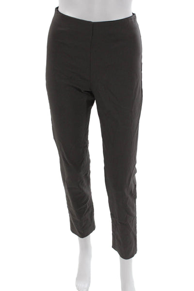 Porto Women Ankle Pants Gray Viscose Pull On Size 0
