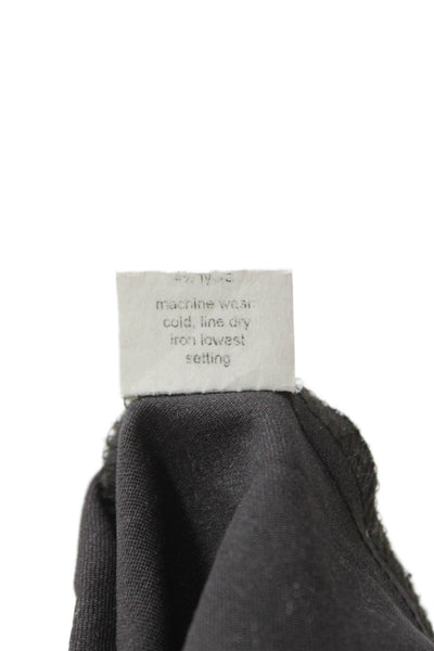 Porto Women Ankle Pants Gray Viscose Pull On Size 0