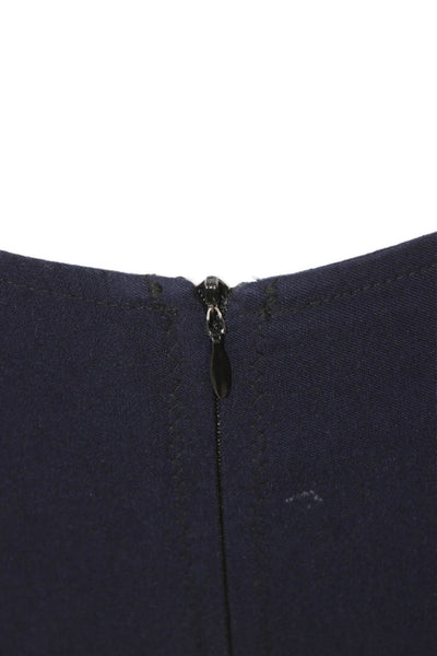 Porto Women Capri Pants Blue Viscose Zip Size 00