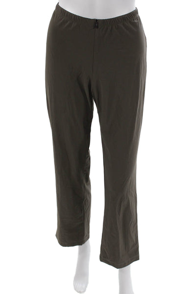 Porto Womens Green Pull On Polyamide Dress Pants Size 1