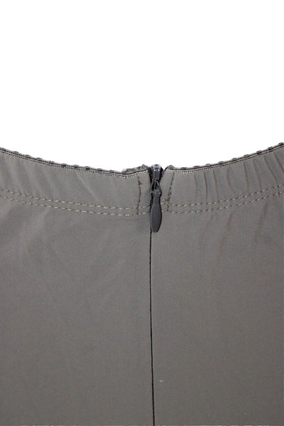 Porto Womens Green Pull On Polyamide Dress Pants Size 1