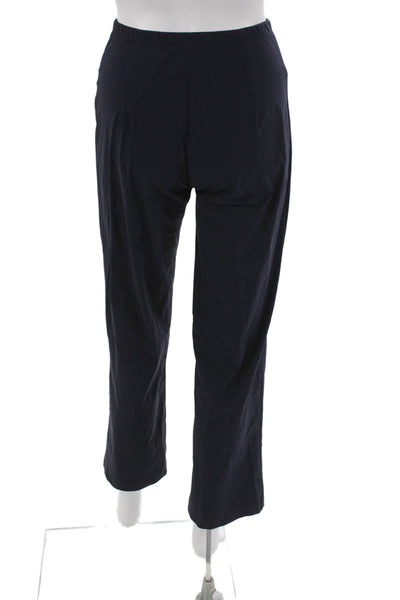 Porto Women Ankle Pants Blue Nylon Zip Solid Size 0
