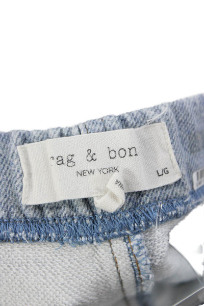Rag & Bone Womens Straight Jeans Blue Cotton Size L