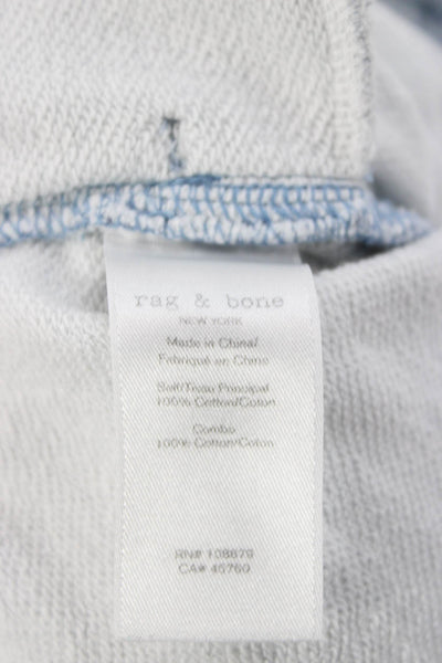 Rag & Bone Womens Straight Jeans Blue Cotton Size L