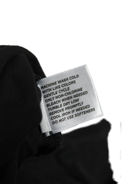 Lady Hagen Women Black Rayon Mini Skirt Pull On Size L