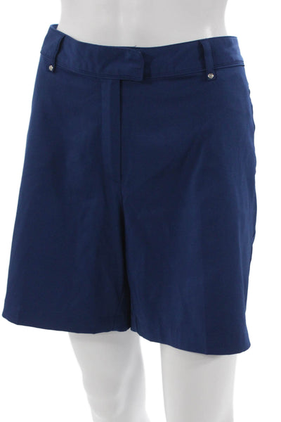 Lady Hagen Women Athletic Shorts Blue Polyester Size 12