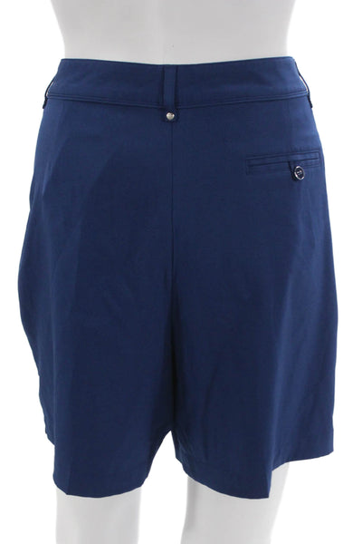Lady Hagen Women Athletic Shorts Blue Polyester Size 12