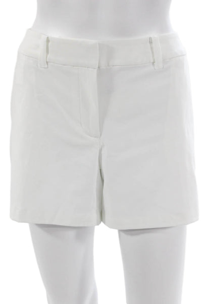 Nike Golf Women Athletic White Polyester Zip Shorts Size 12