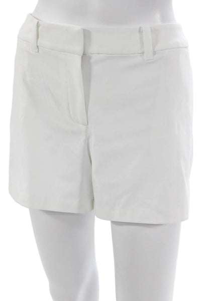 Nike Golf Women Athletic White Polyester Zip Shorts Size 12