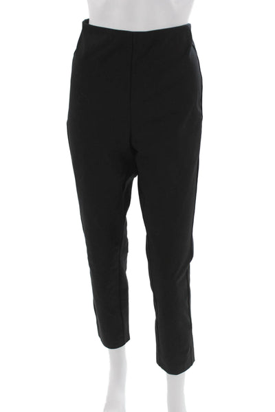 Rag & Bone Womens Ankle Pants Black Cotton Blend Zip Size 12