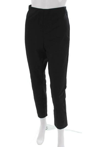 Rag & Bone Womens Ankle Pants Black Cotton Blend Zip Size 12