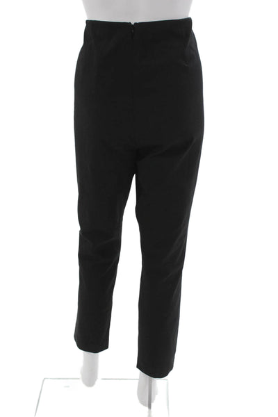 Rag & Bone Womens Ankle Pants Black Cotton Blend Zip Size 12