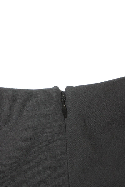 Rag & Bone Womens Ankle Pants Black Cotton Blend Zip Size 12