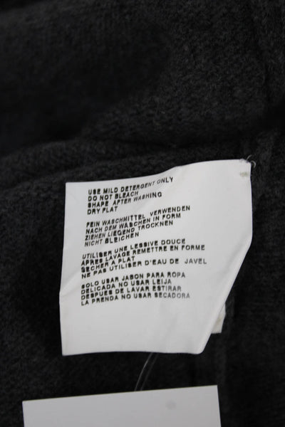 Boss Hugo Boss Mens Gray Wool Blend Mock Neck Pullover Sweater Size L