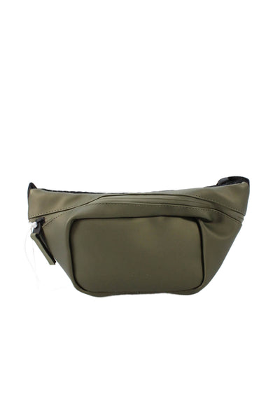 Rains Unisex Adults Adjustable Zip Up Belt Bag Green