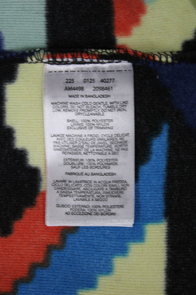 Columbia Sportswear Womens Multicolor Geometric Basic Jacket Polyester Size 2XS
