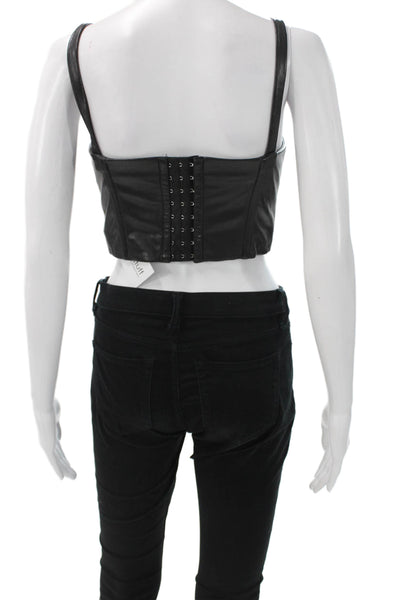 Lovers + Friends Womens Black Sweetheart Camisole Polyester Blend Size XS
