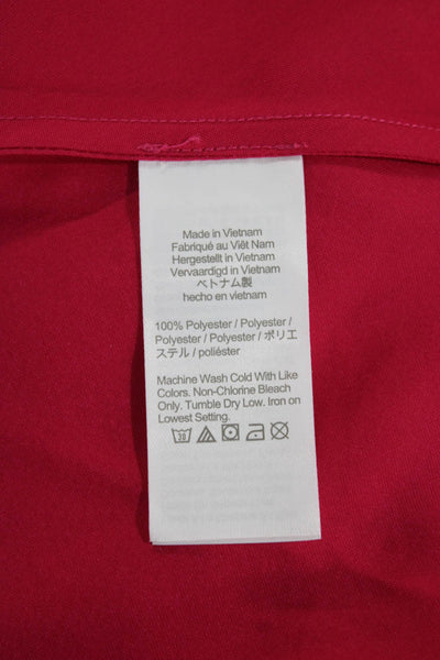 J Crew Womens Mini Skirt Pink Polyester Size 2XS