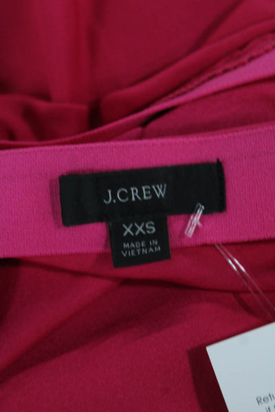 J Crew Womens Mini Skirt Pink Polyester Size 2XS