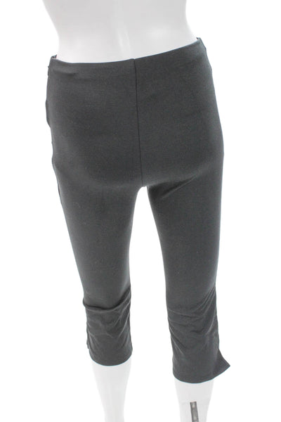 J Crew Women Gray Viscose Capri Pants Zip Closure Size 2XS