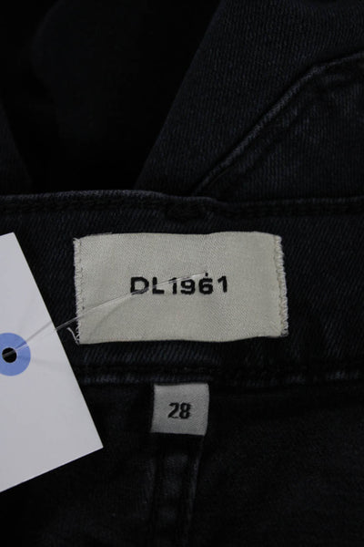 DL1961 Womens Straight Jeans Gray Cotton Blend Size 28