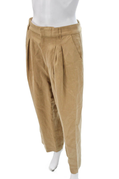 Mara Hoffman Womens Dress Pants Beige Tencel Lyocell Size 6