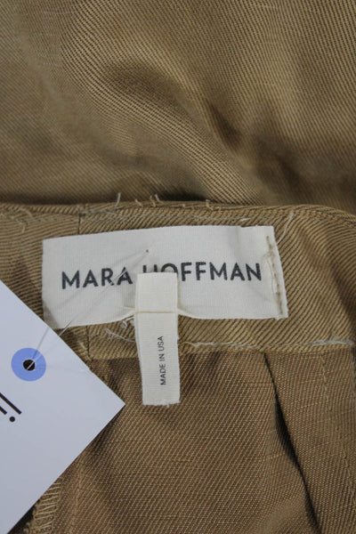 Mara Hoffman Womens Dress Pants Beige Tencel Lyocell Size 6