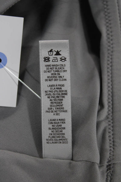Skims Women Gray Polyamide Leggings Size S
