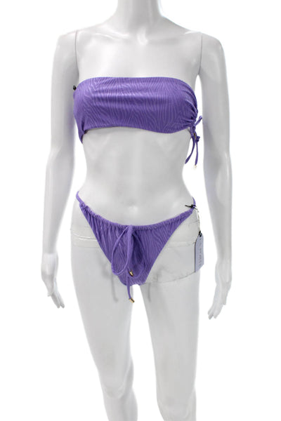 Laporte Swim Womens Animal Print Nylon Bikini Size S