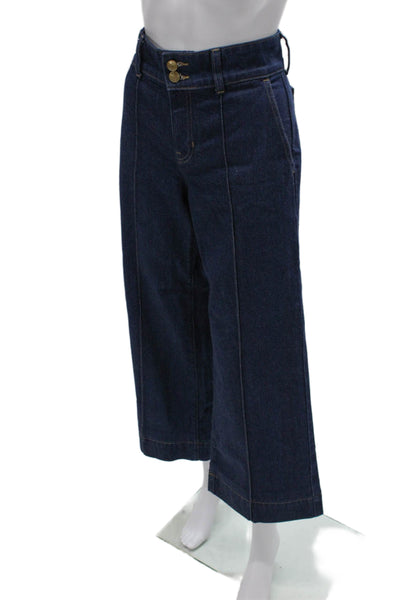 J Crew Womens Cropped Blue Jeans Size 26