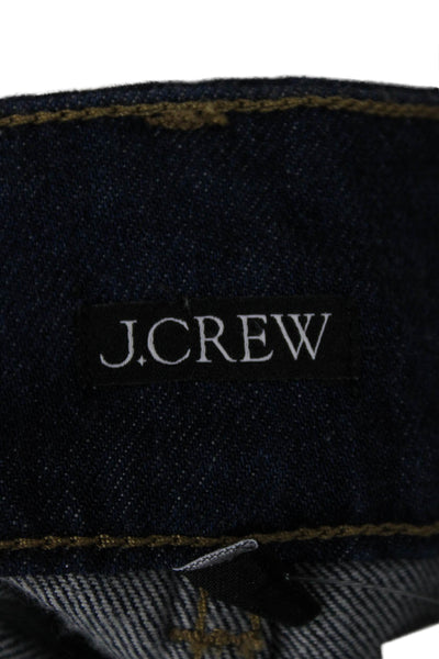 J Crew Womens Cropped Blue Jeans Size 26