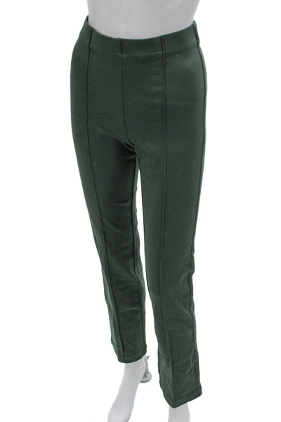 Banana Republic Women Dress Pants Green Rayon Pull On Size S