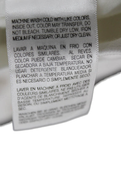 Mother Womens Flared White Cotton Jeans Size 24