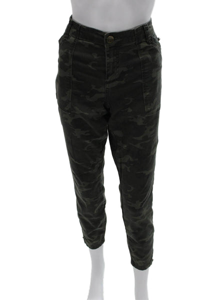 KUT from the Kloth Womens Ankle Camo Cotton Pants Multicolor Size 10