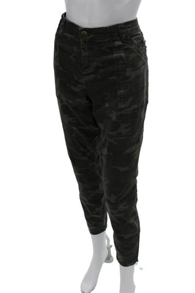 KUT from the Kloth Womens Ankle Camo Cotton Pants Multicolor Size 10