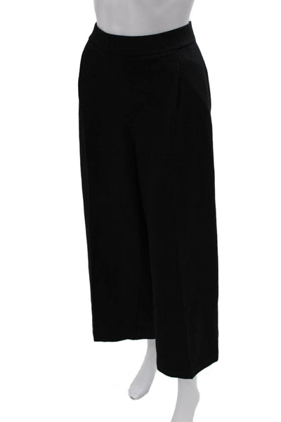 Eileen Fisher Women Wool Gray Dress Pants Zip Inseam 27 Size L