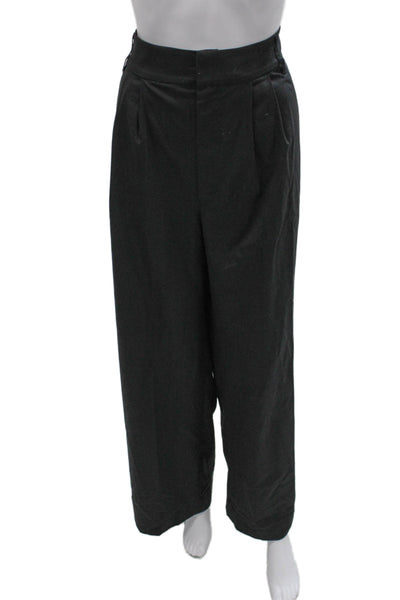 Modern Citizen Womens Dress Pants Gray Wool Zip Size XL