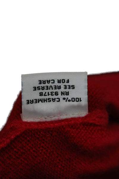 The Cashmere Project Womens Red Cashmere Pullover Sweater Size XS