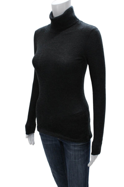 The Cashmere Project Womens Cashmere Turtleneck Pullover Gray Size XS