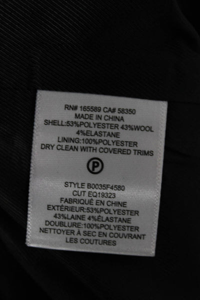 Equipment Femme Womens Dress Pants Gray Polyester Button Size 10