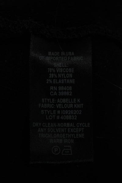 Theory Womens Black Ankle Leggings Viscose Size S