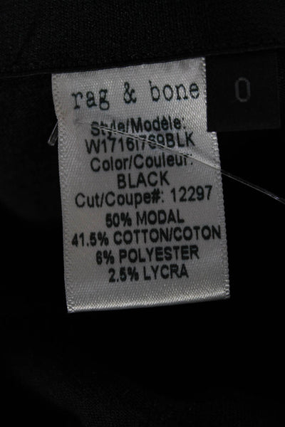 Rag & Bone Jean Women Jeggings Black Modal Size 0