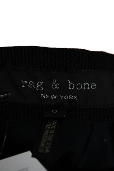 Rag & Bone Womens Ankle Leggings Blue Cotton Solid Size 0