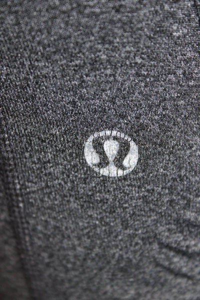 Lululemon Women Gray Capri Leggings Polyester Blend Size 4